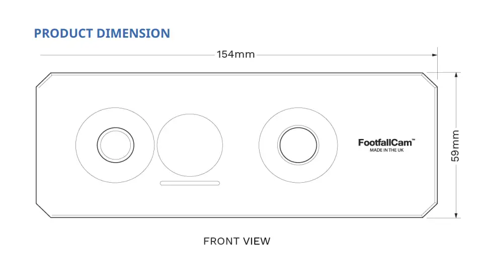 Footfall Cam 3D MAX People Counter